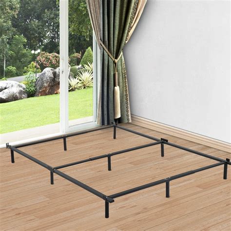 metal bed frames for box spring and mattress|full size metal mattress frame.